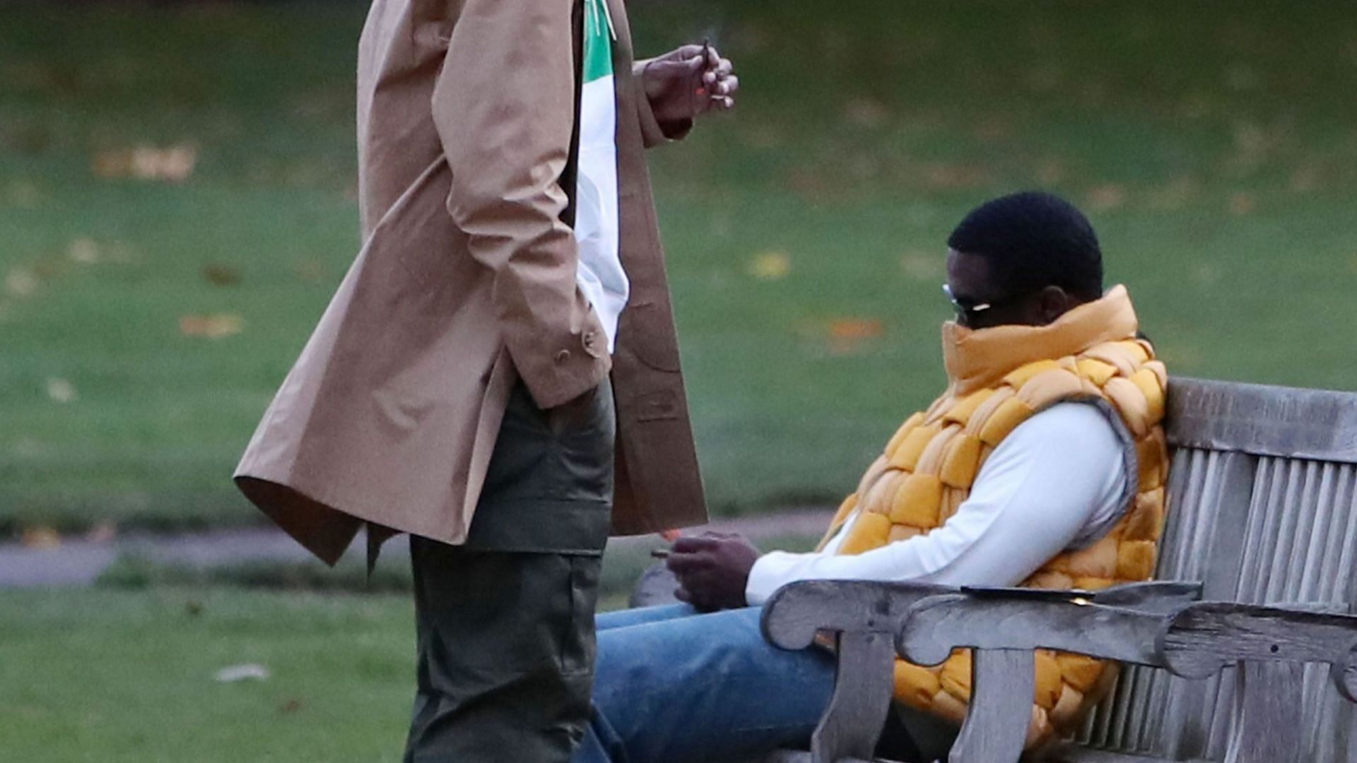 Sean Combs is seen out and about on November 10, 2023, in London, United Kingdom (Image via Getty)